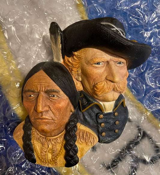 Colonel Custer and Chief Sitting Bull